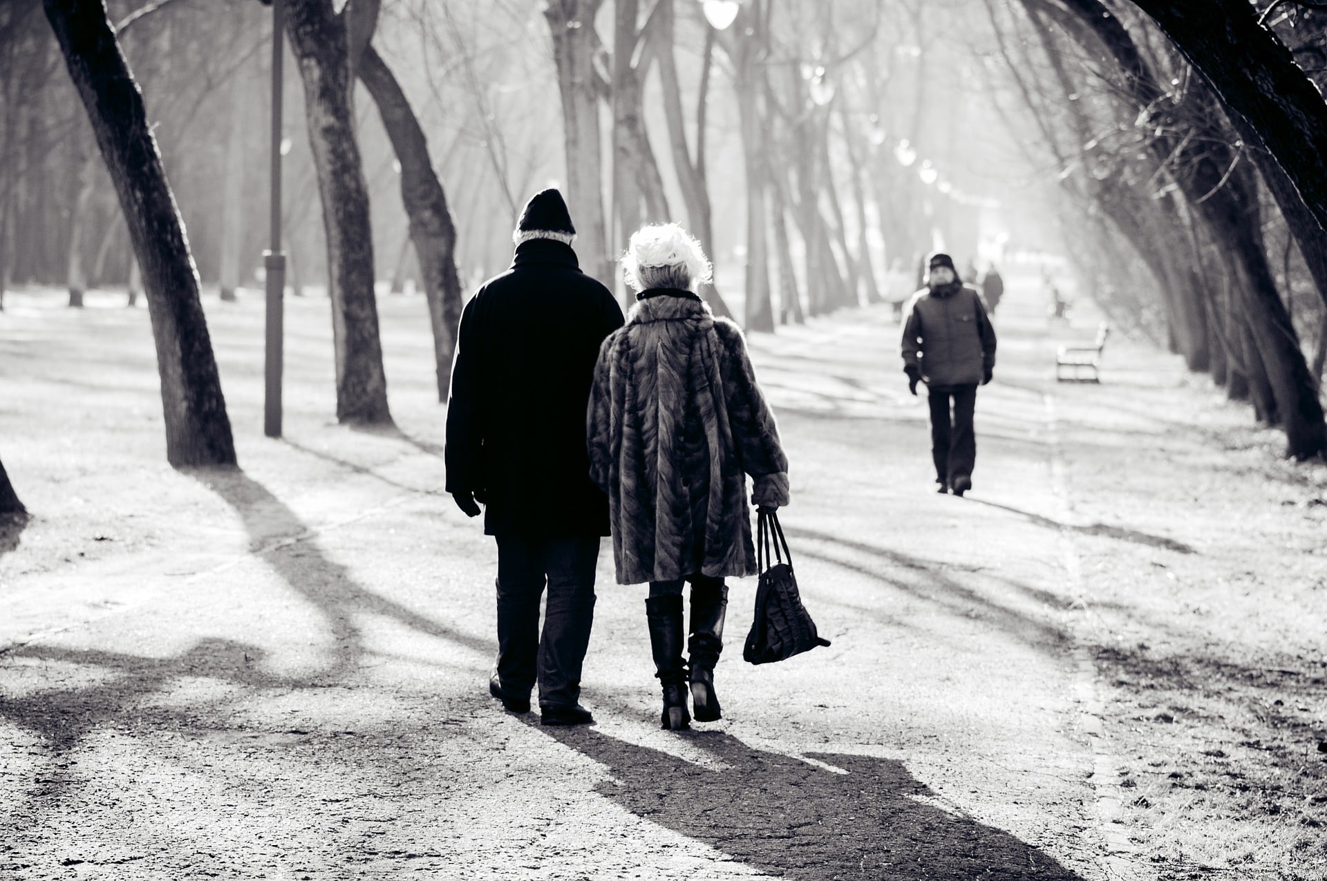 Aide à domicile - promenade personnes âgées