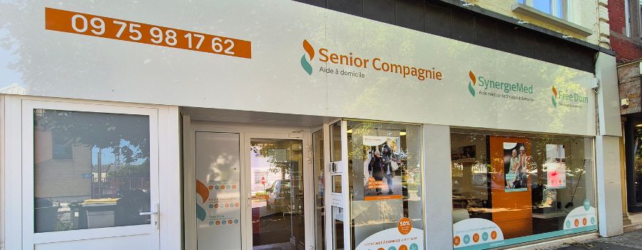 Vitrine de Senior Compagnie Aulnoye Aymeries, aide à domicile