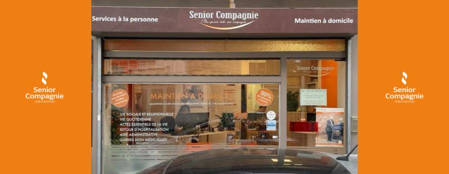 Senior Compagnie Villeneuve le Roi - Vitrine pour l'aide à domicile