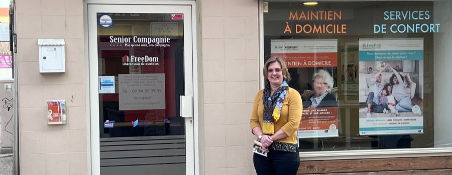 ITW de Marilyn Mouraille, franchisée de l'agence Senior Compagnie Valence