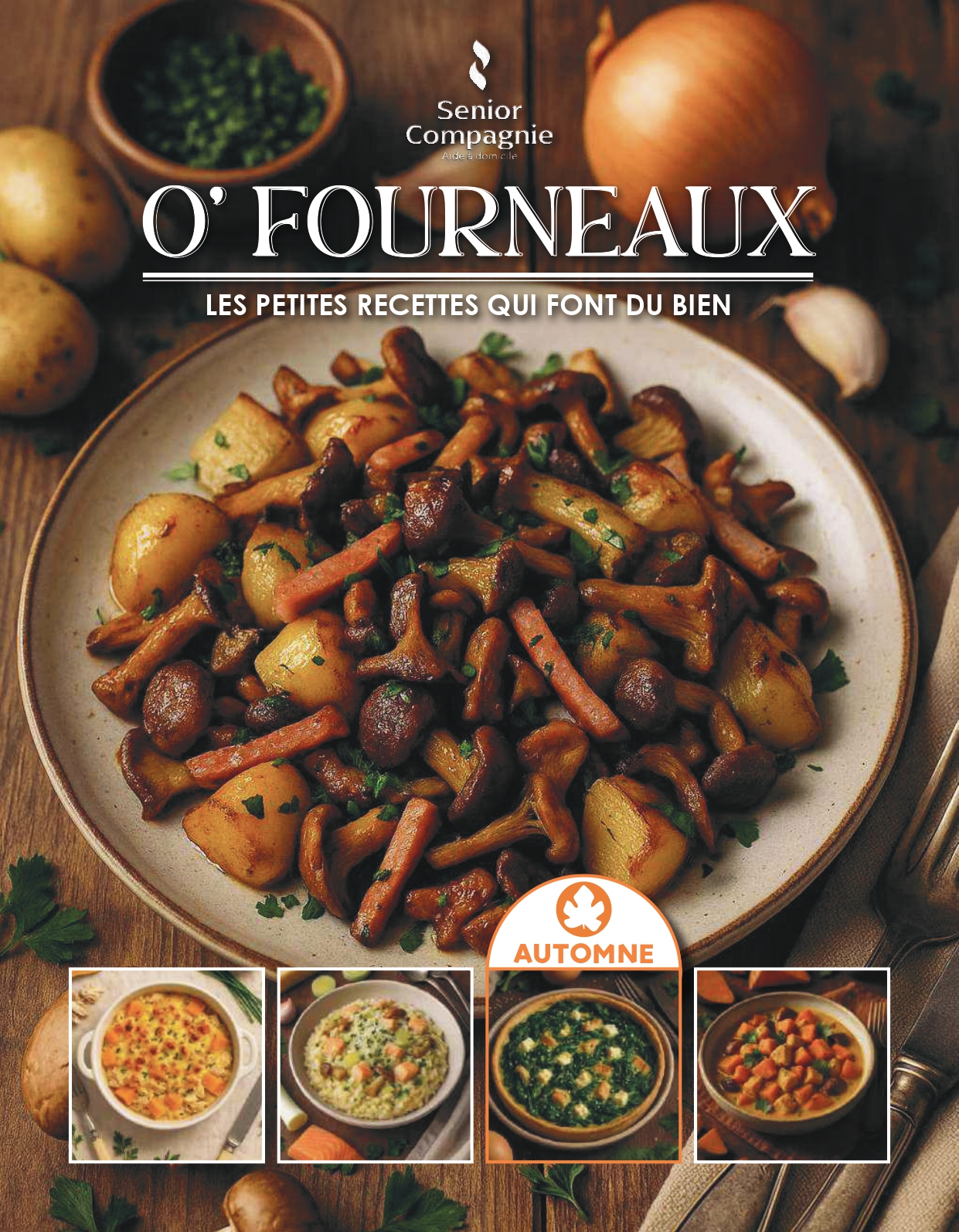 livre recettes de cuisine automne 2025 par senior compagnie