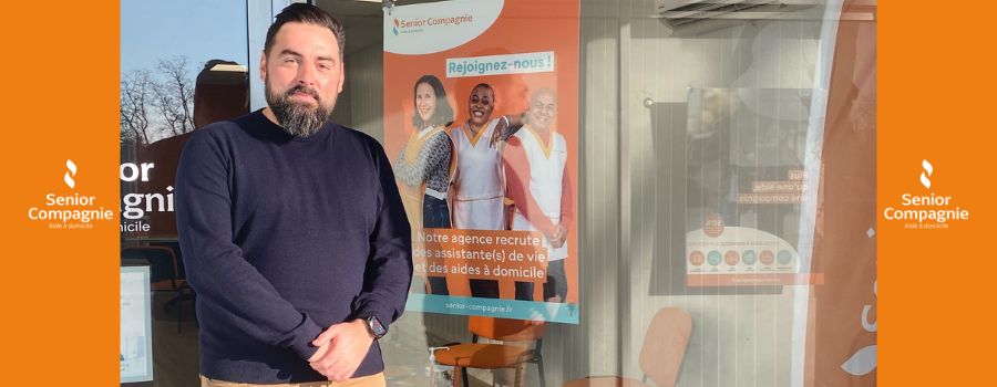 Vitrine de l'agence d'aide à domicile Senior Compagnie Chinon