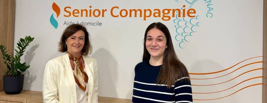 Stéphanie Clair est la directrice de l'agence Senior Compagnie Cognac, spécialiste de l'aide à domicile