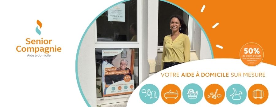 Vitrine de l'agence d'aide à domicile Senior Compagnie Quimperlé